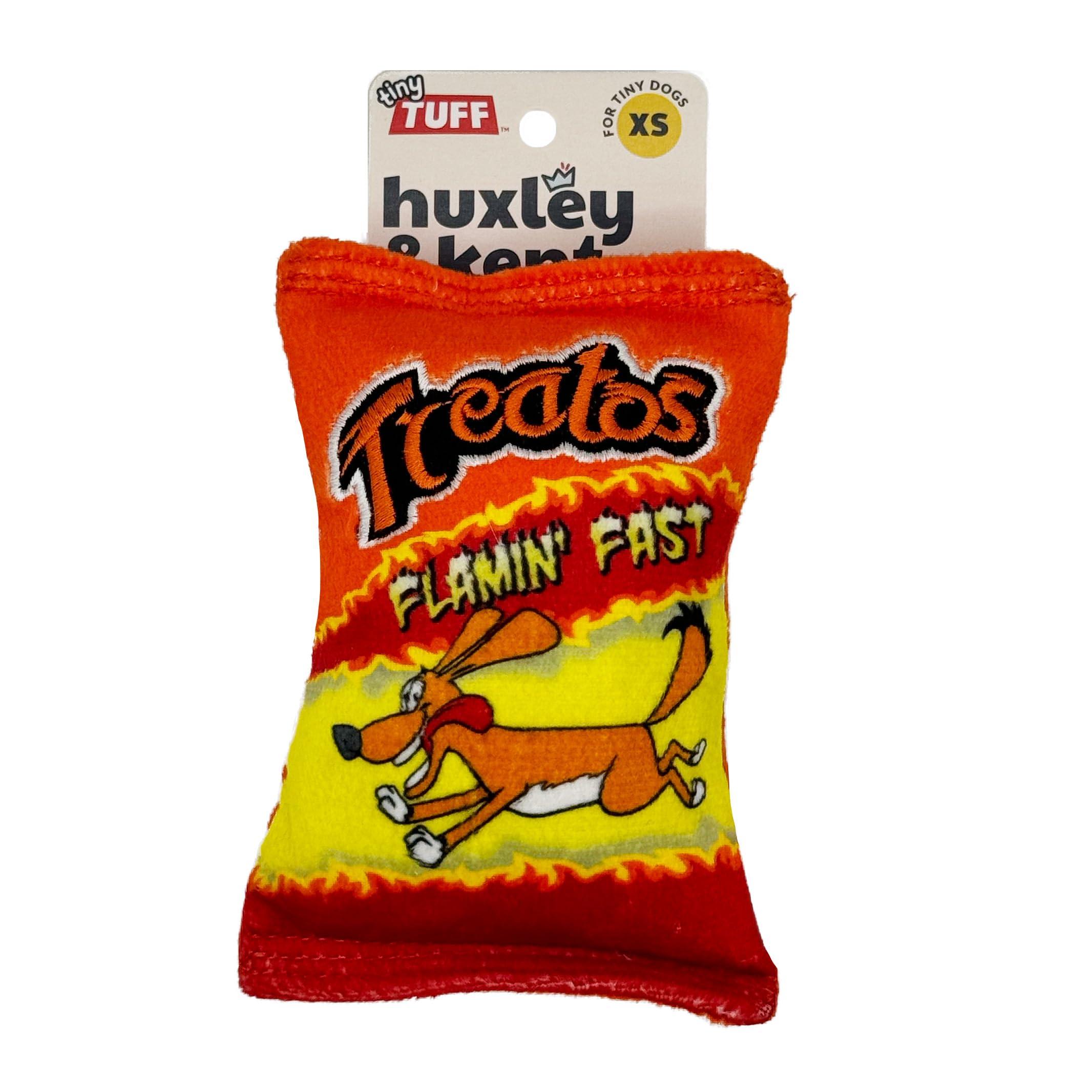 Huxley & Kent Tiny Tuff Treatos Dog Toy, 4-in