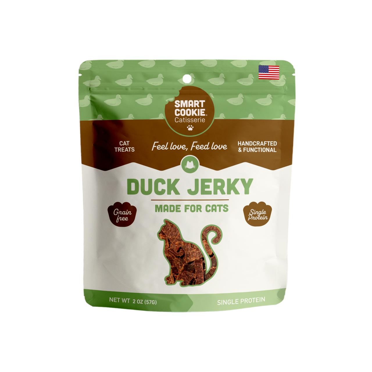Smart Cookie Barkery Duck Jerky Cat Treats