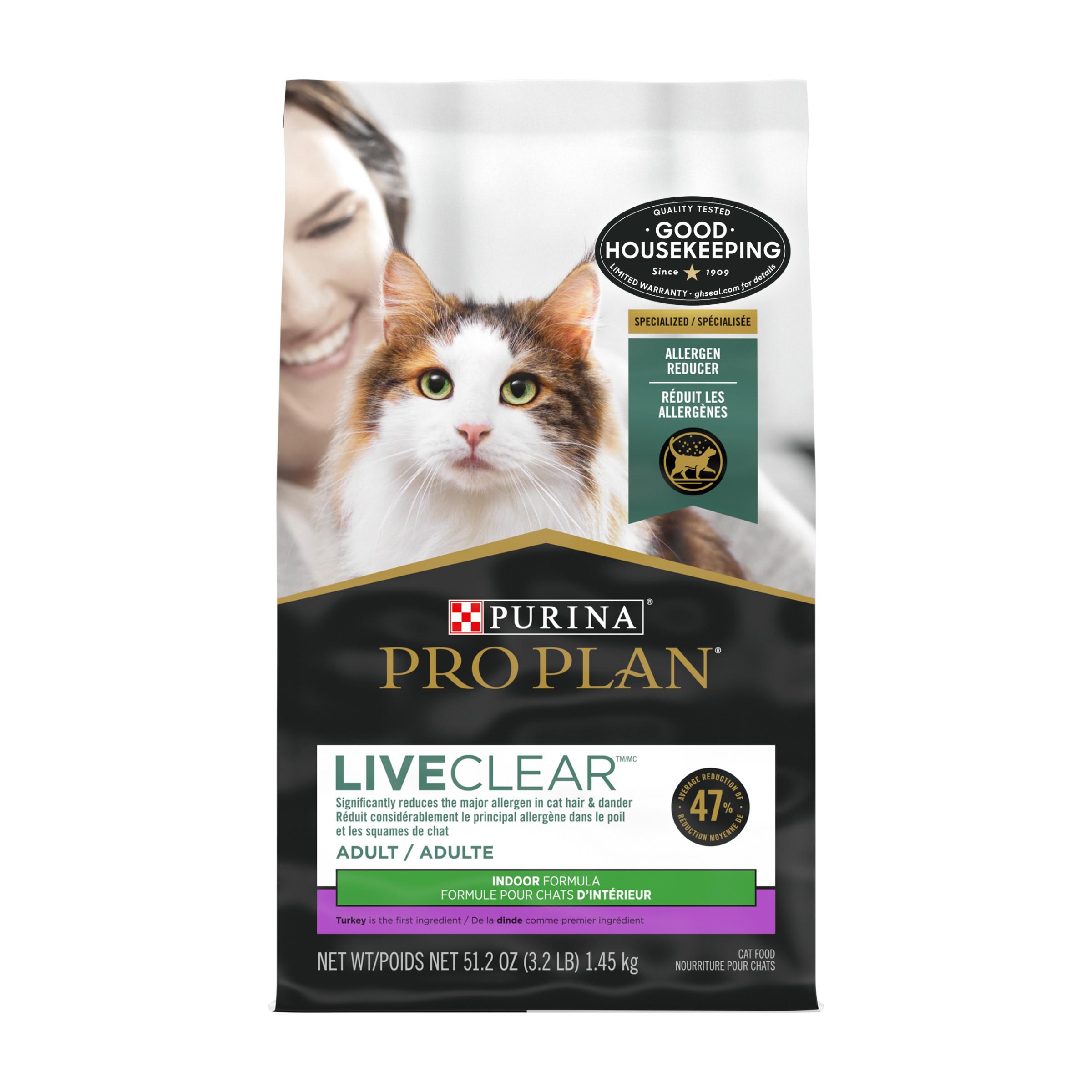 Purina Pro Plan LiveClear Allergen Reducing Indoor Turkey & Rice Adult Dry Cat Food