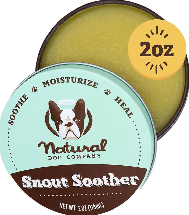 Natural Dog Company Snout Soother Healing Balm Tin for Dogs, 2-oz