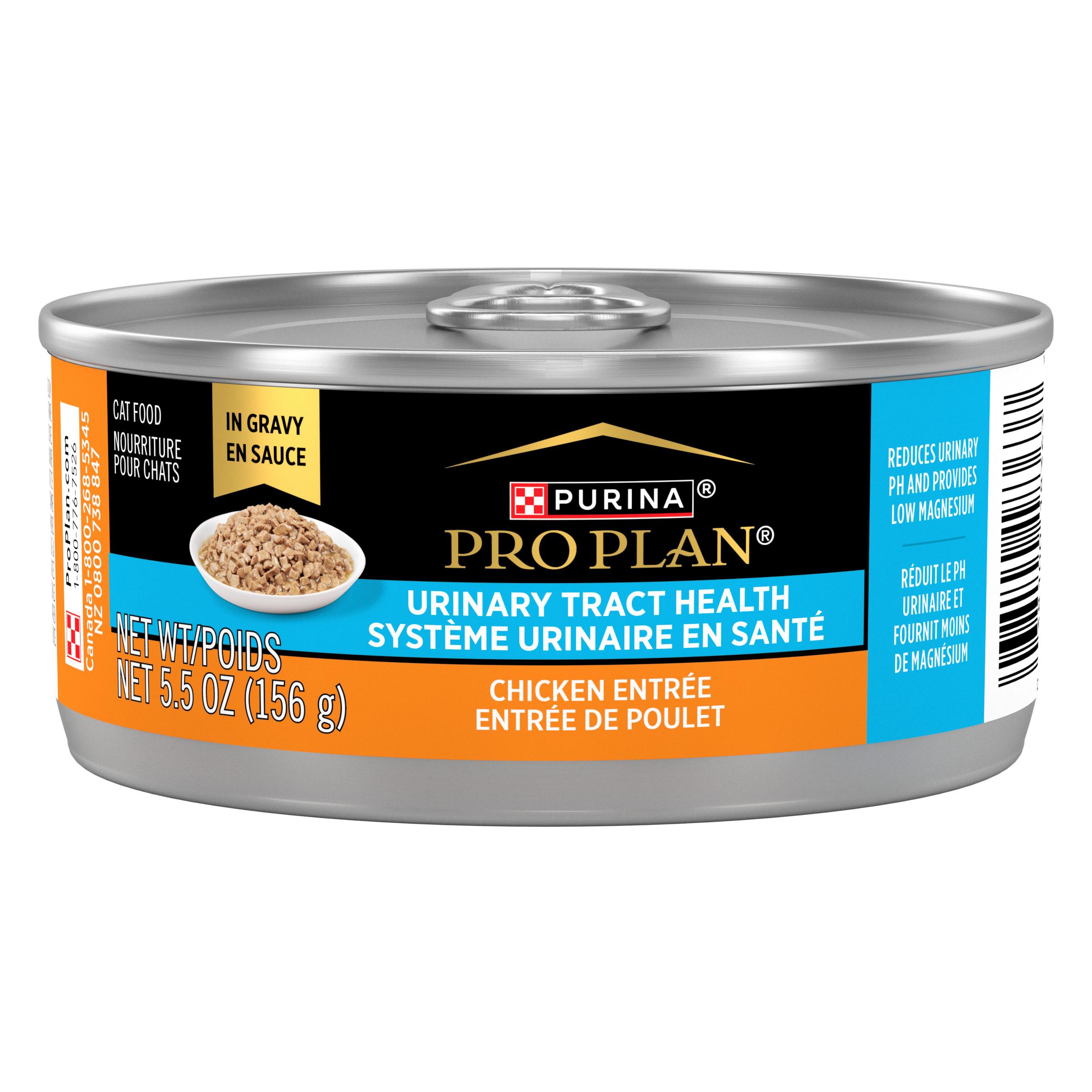 Purina Pro Plan Urinary Tract Health Chicken Entree in Gravy Wet Cat Food Can, 5.5-oz