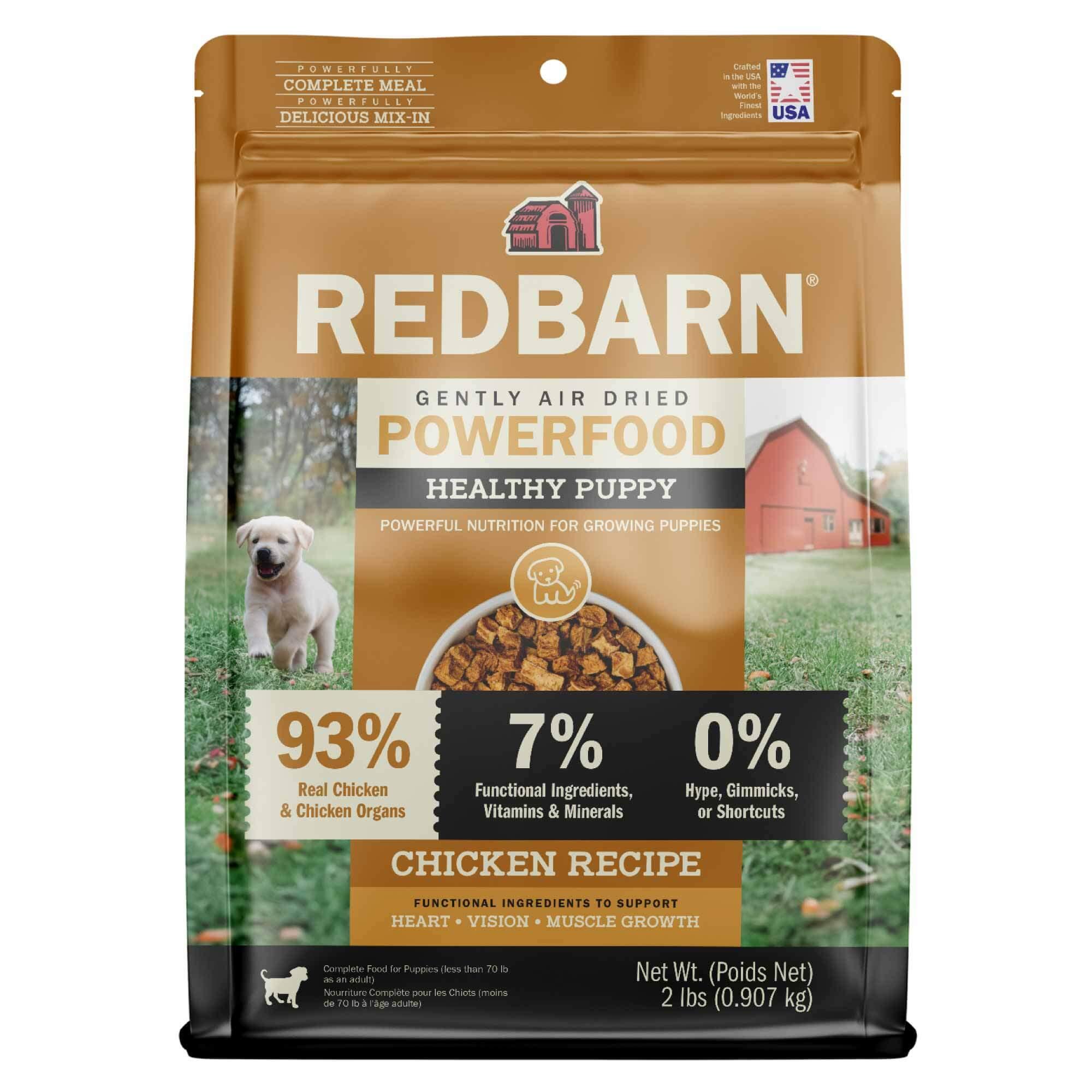 Redbarn Powerfood Healthy Puppy Chicken Grain-Free Gently Air-Dried Dog Food