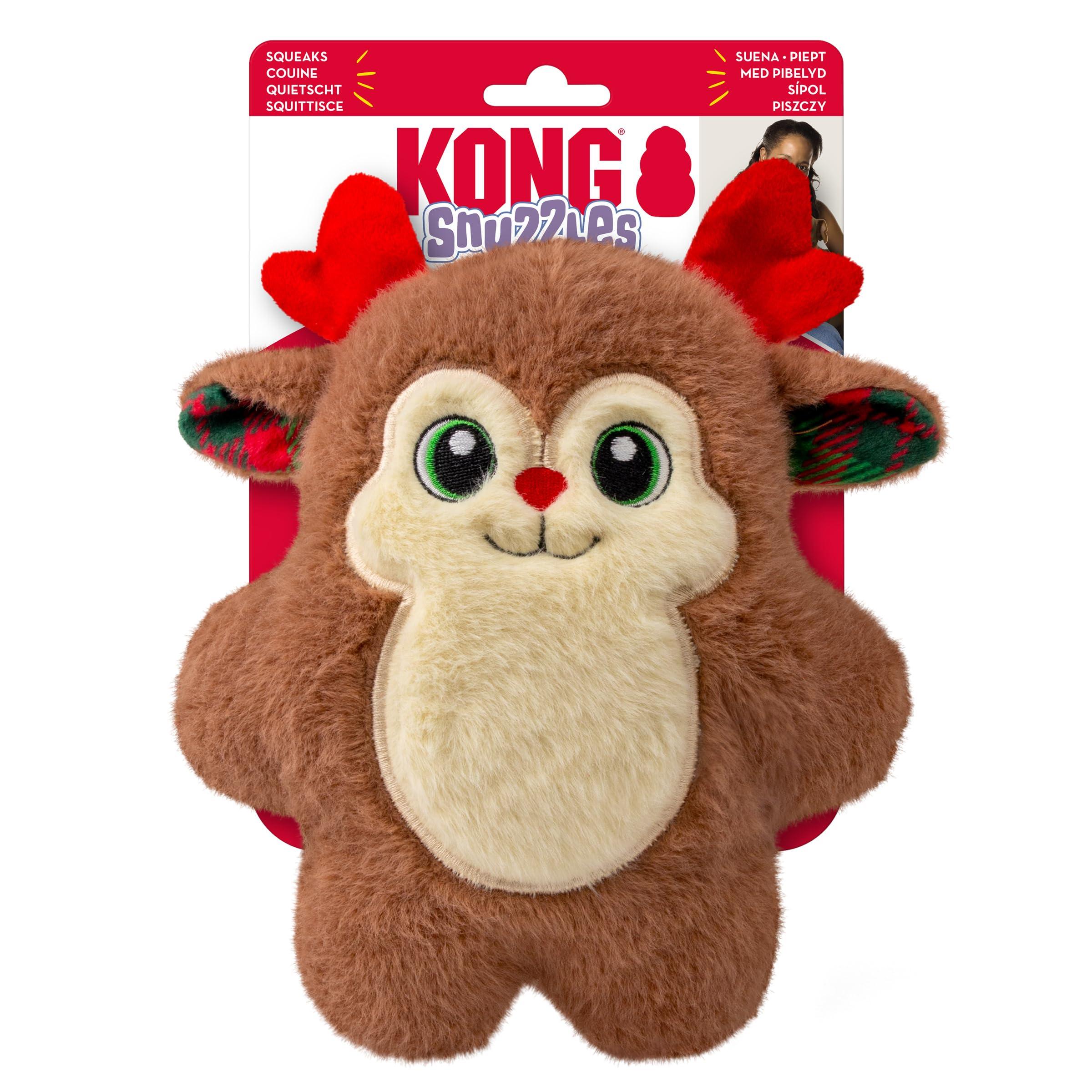 KONG Snuzzles Reindeer Dog Toy, Medium/Large