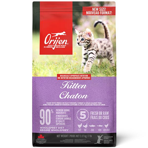 ORIJEN Kitten Dry Cat Food, 3.17-kg