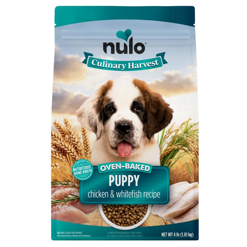 Nulo Culinary Harvest Oven-Baked Chicken & Whitefish Puppy Dry Dog Food, 4-lb