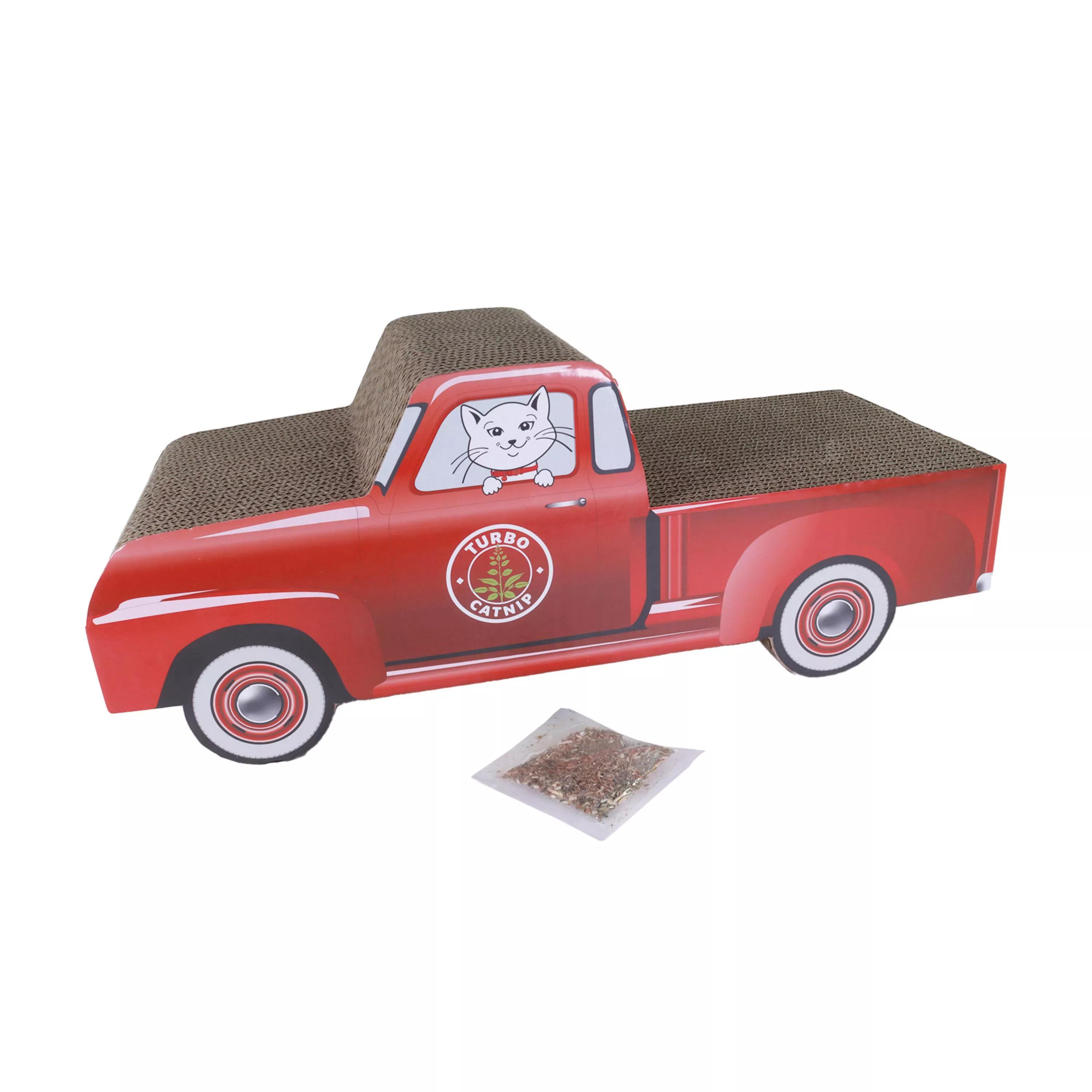 Turbo Truck Cat Scratcher, Red