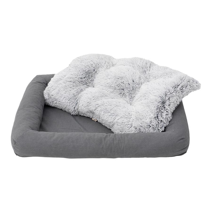 Tall Tails All-In-One Dog & Cat Bed, Grey, 44-in x 34-in