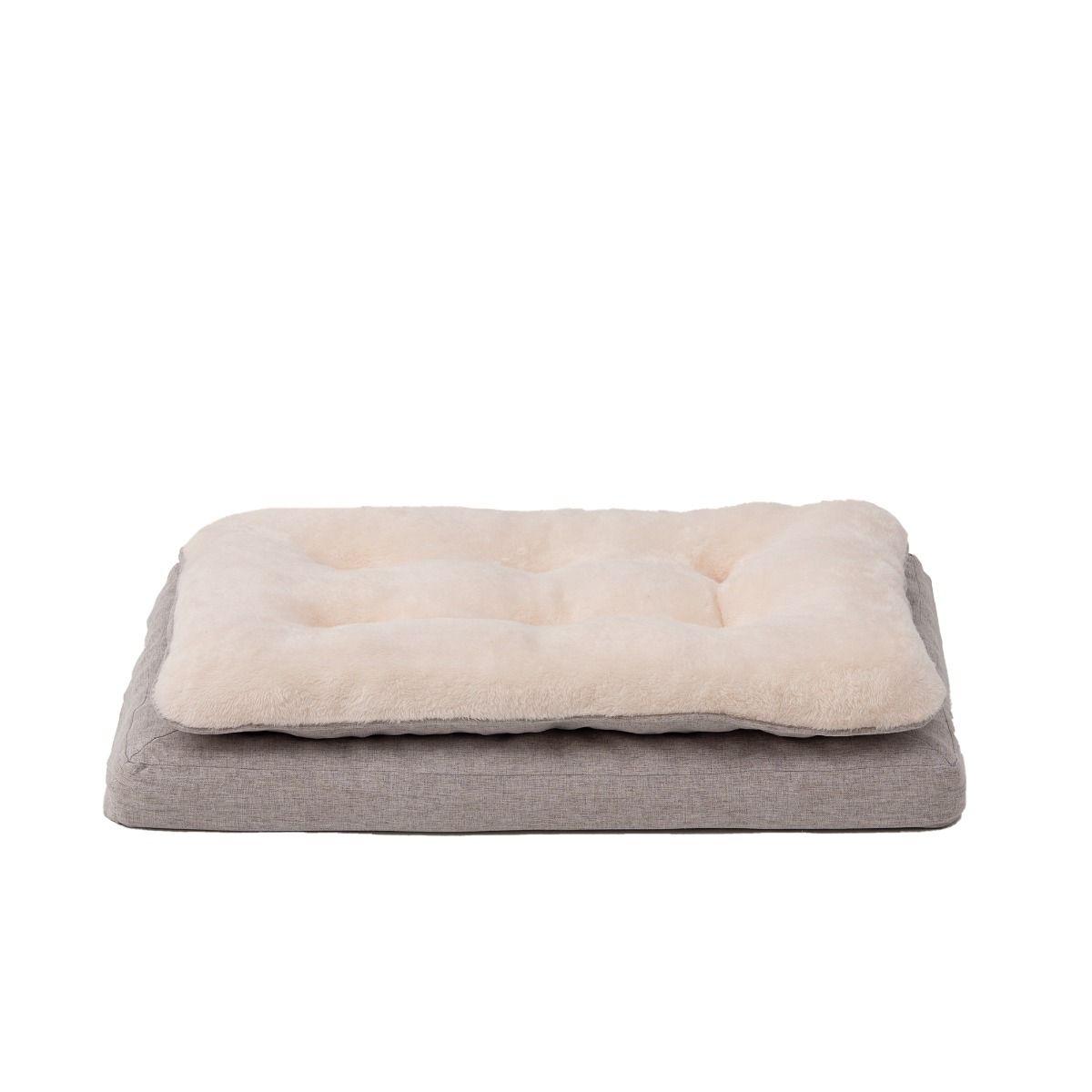Original Territory Orthopedic Pillow Top Dog & Cat Bed, Khaki