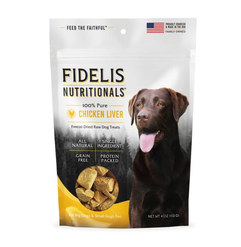 Fidelis Nutritionals 100% Pure Chicken Liver Freeze-Dried Dog Treats
