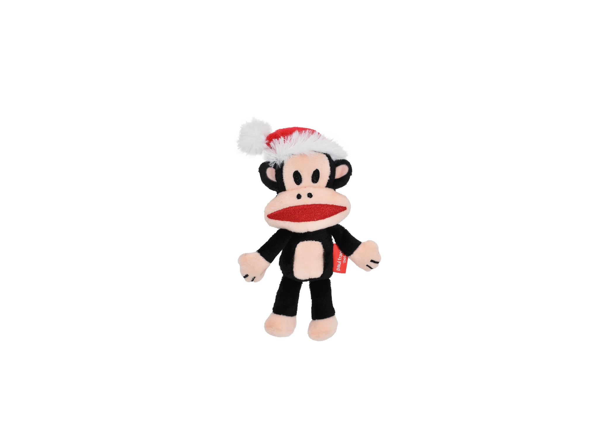 Multipet Holiday Paul Frank Julius Santa Dog Toy