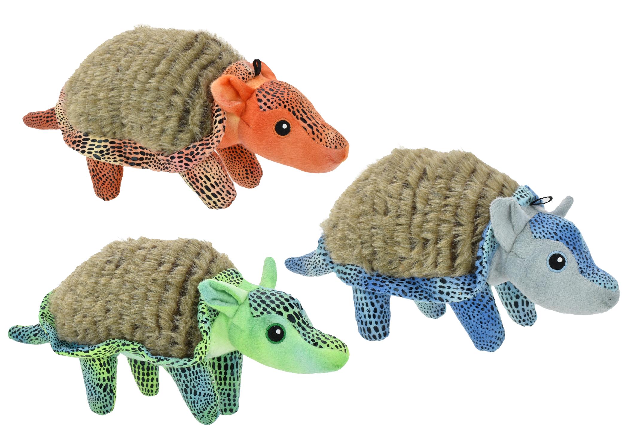Multipet Armadillo Dog Toy, Assorted Colors