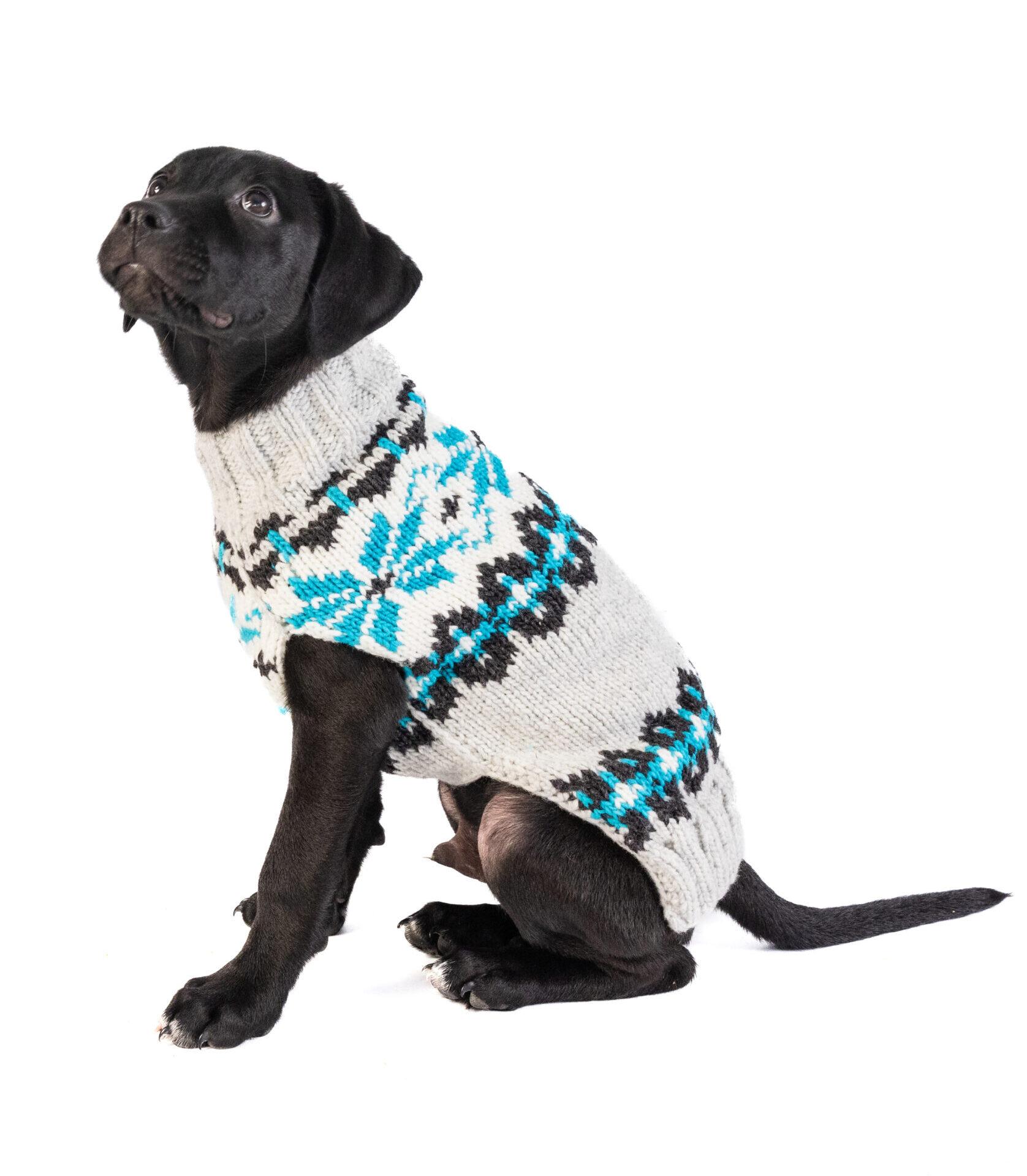 Chilly Dog Frost Dog Sweater, Large