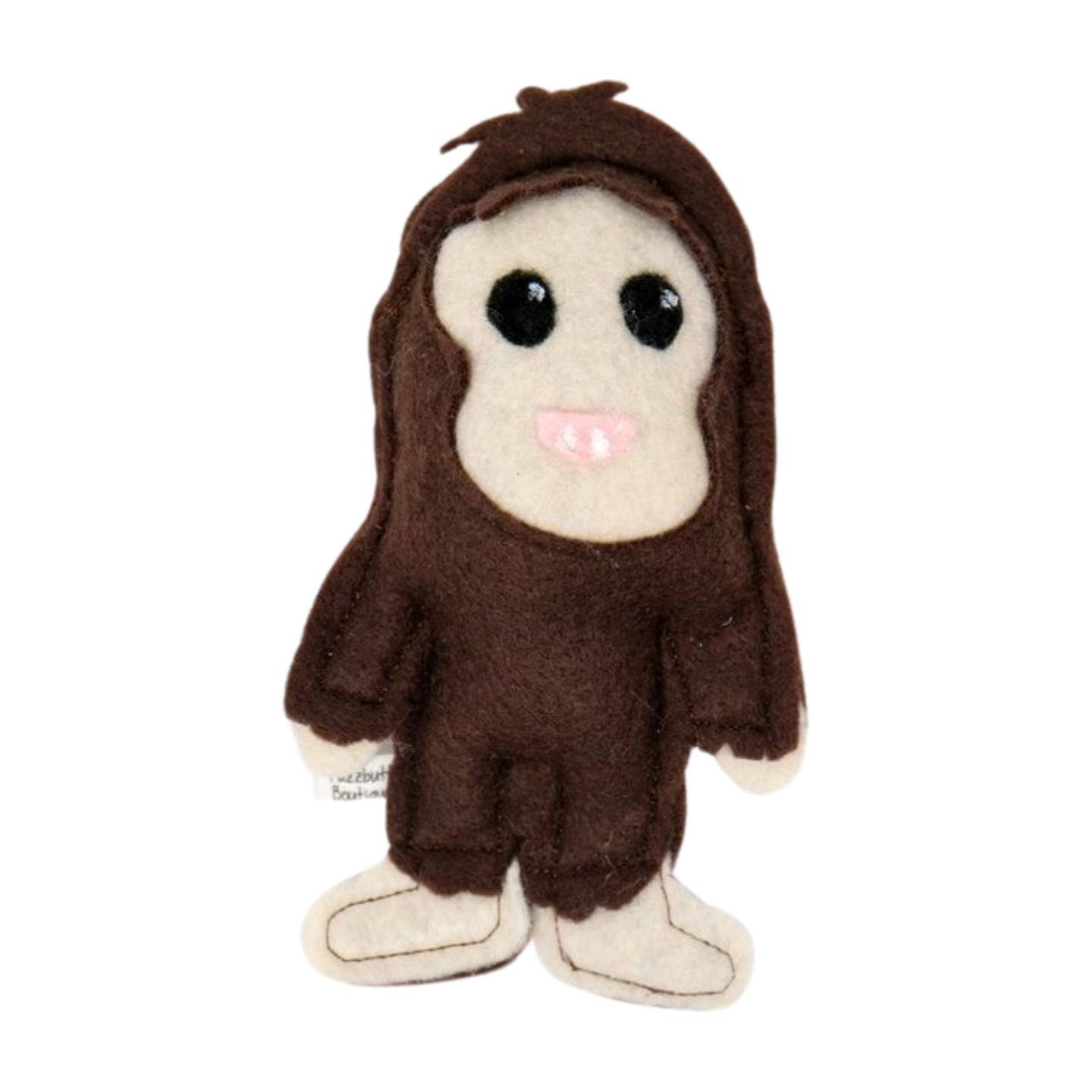 Fuzzbutt Boutique Bigfoot Felt Catnip Cat Toy, 6-in
