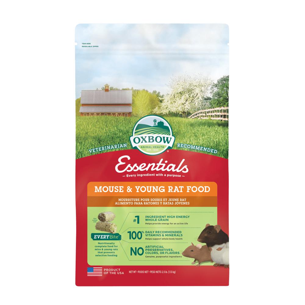 Oxbow Essentials Mouse & Young Rat Food, 2.5-lb