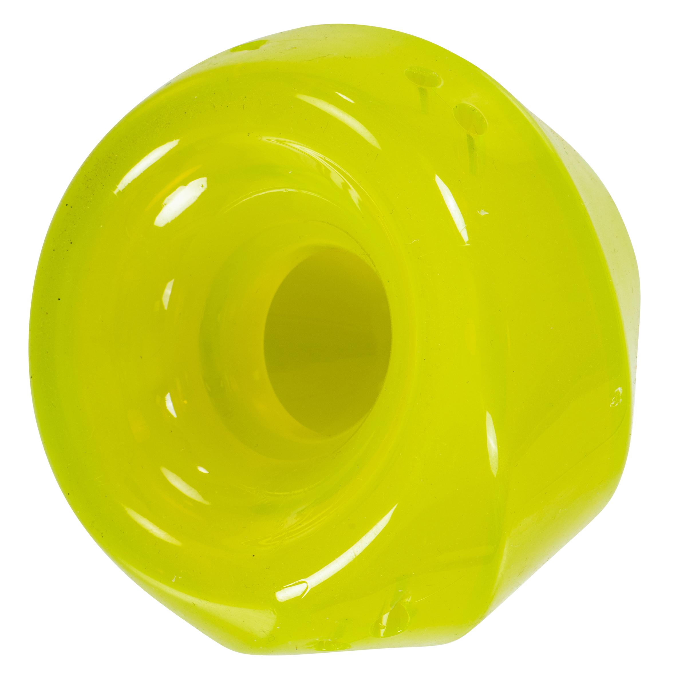 Messy Mutts Totally Pooched Stuff 'n Wobble Ball Dog Toy, Green