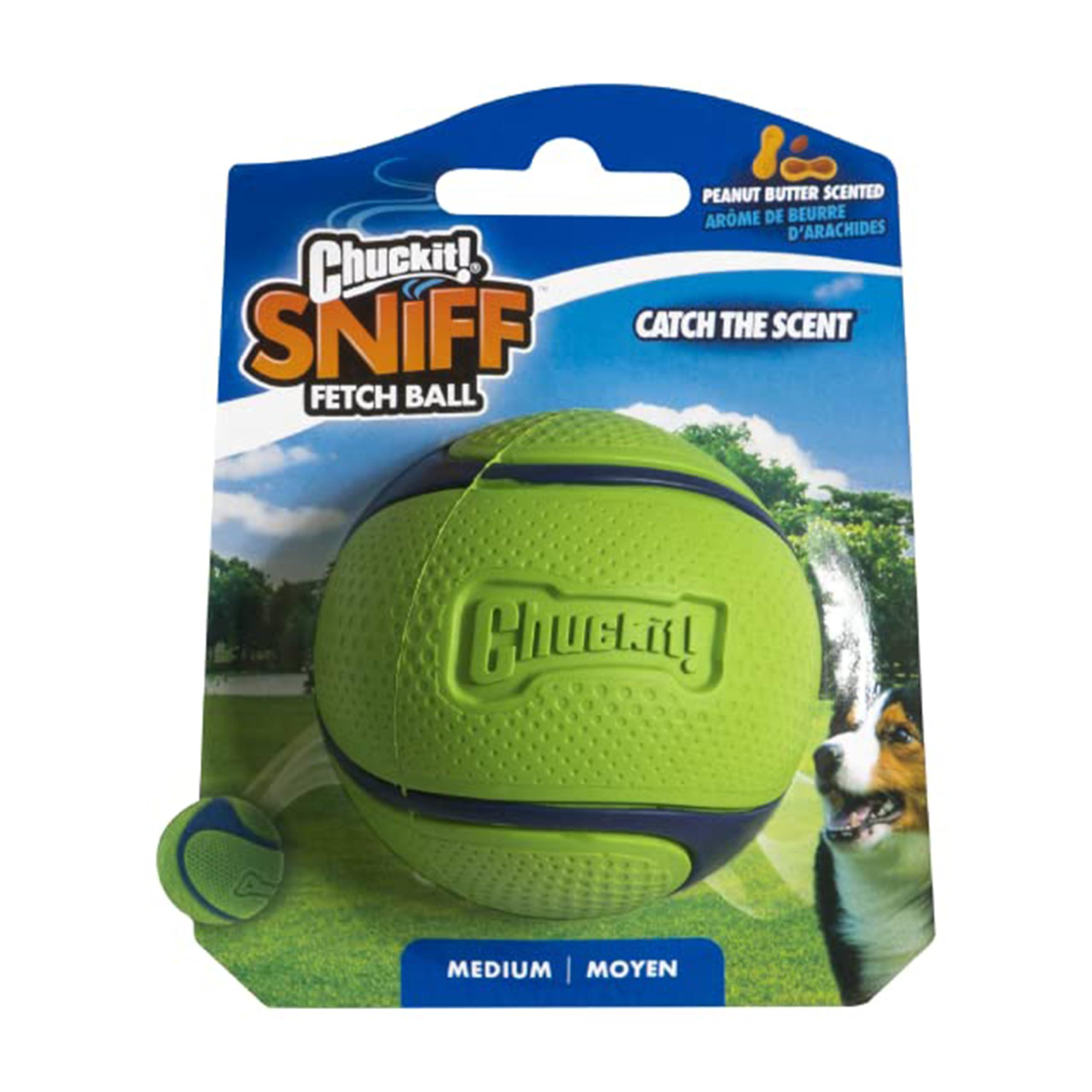 Chuckit! Sniff Fetch Ball Peanut Butter Dog Toy