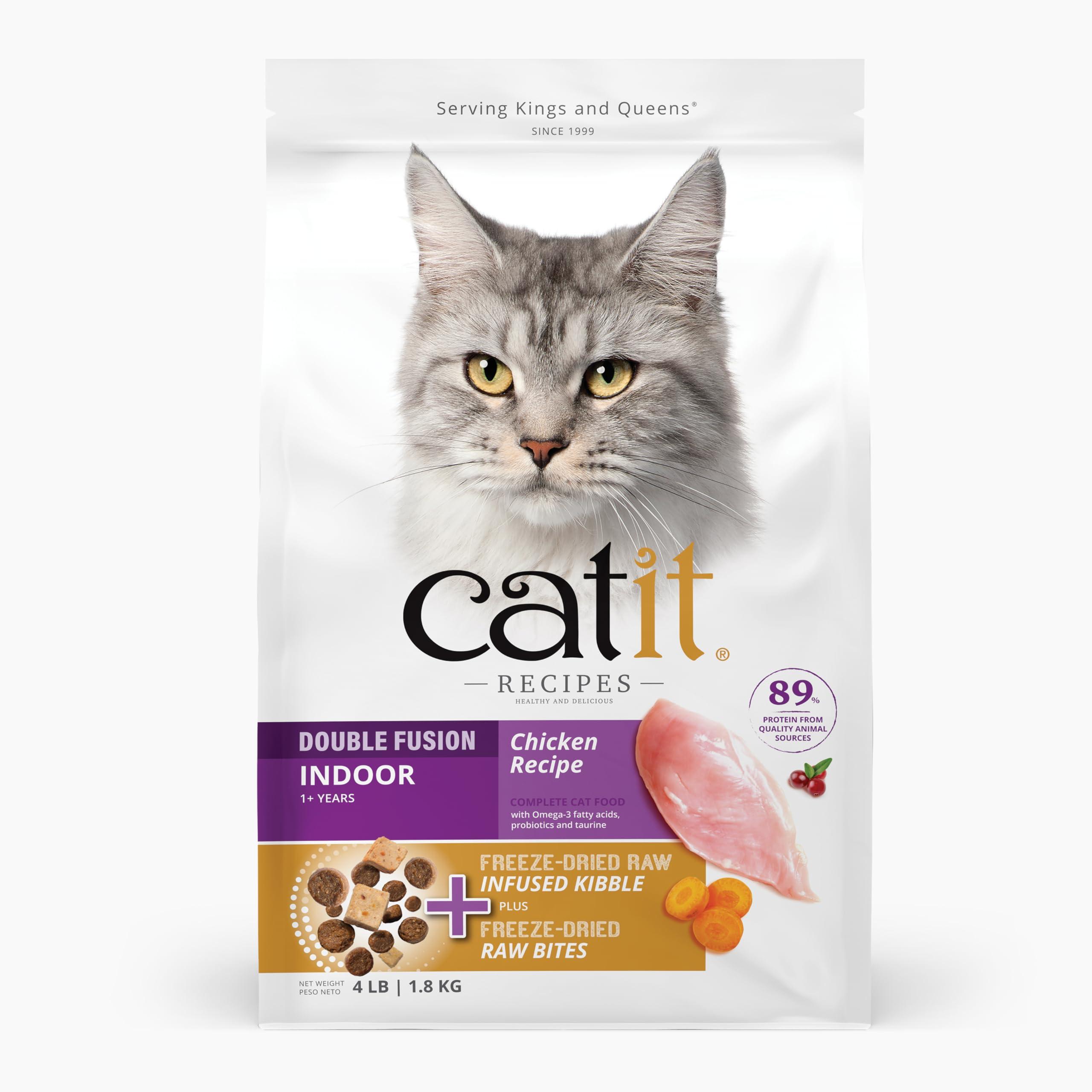 Catit Recipes Double Infusion Chicken Indoor Dry Cat Food