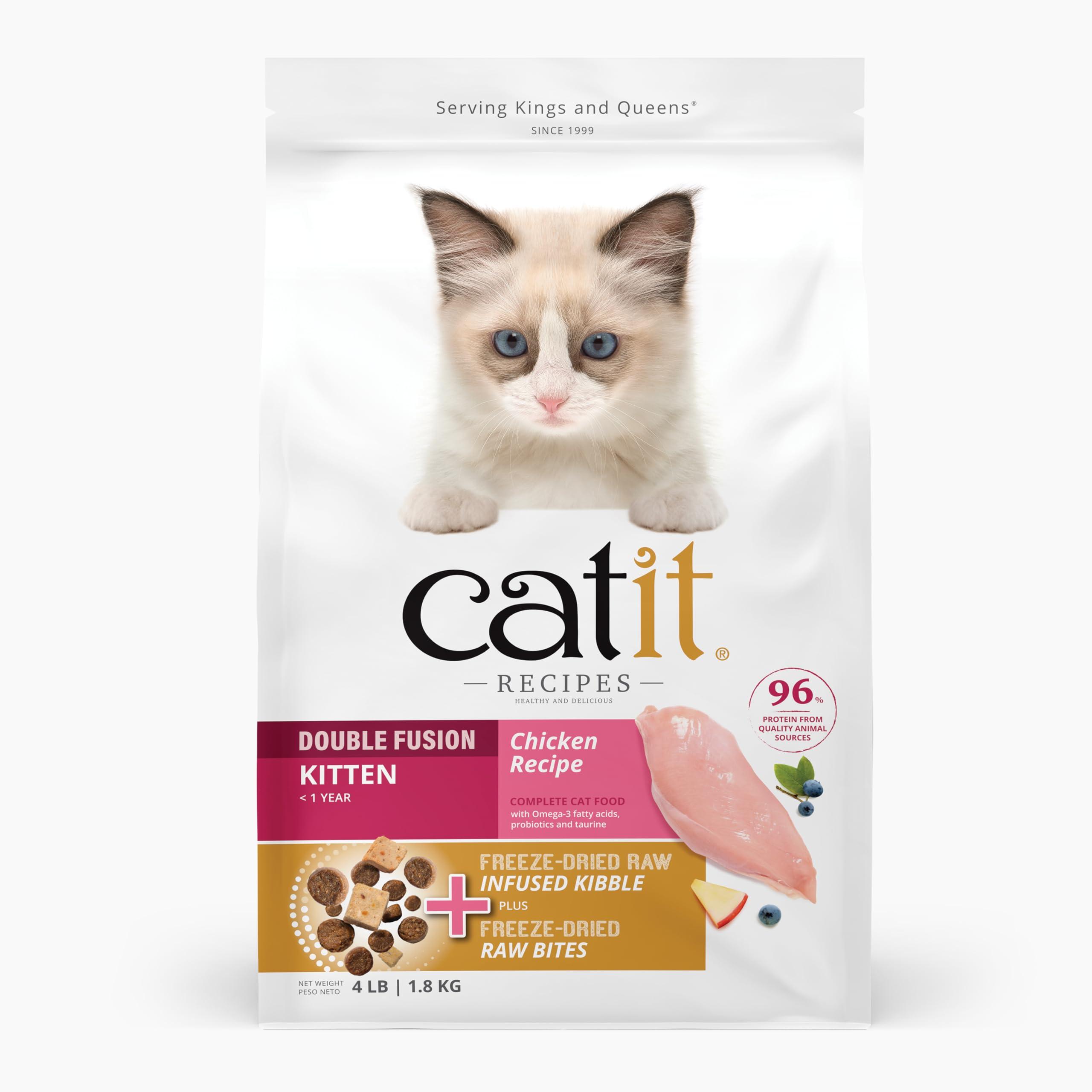 Catit Recipes Double Infusion Chicken Kitten Dry Cat Food