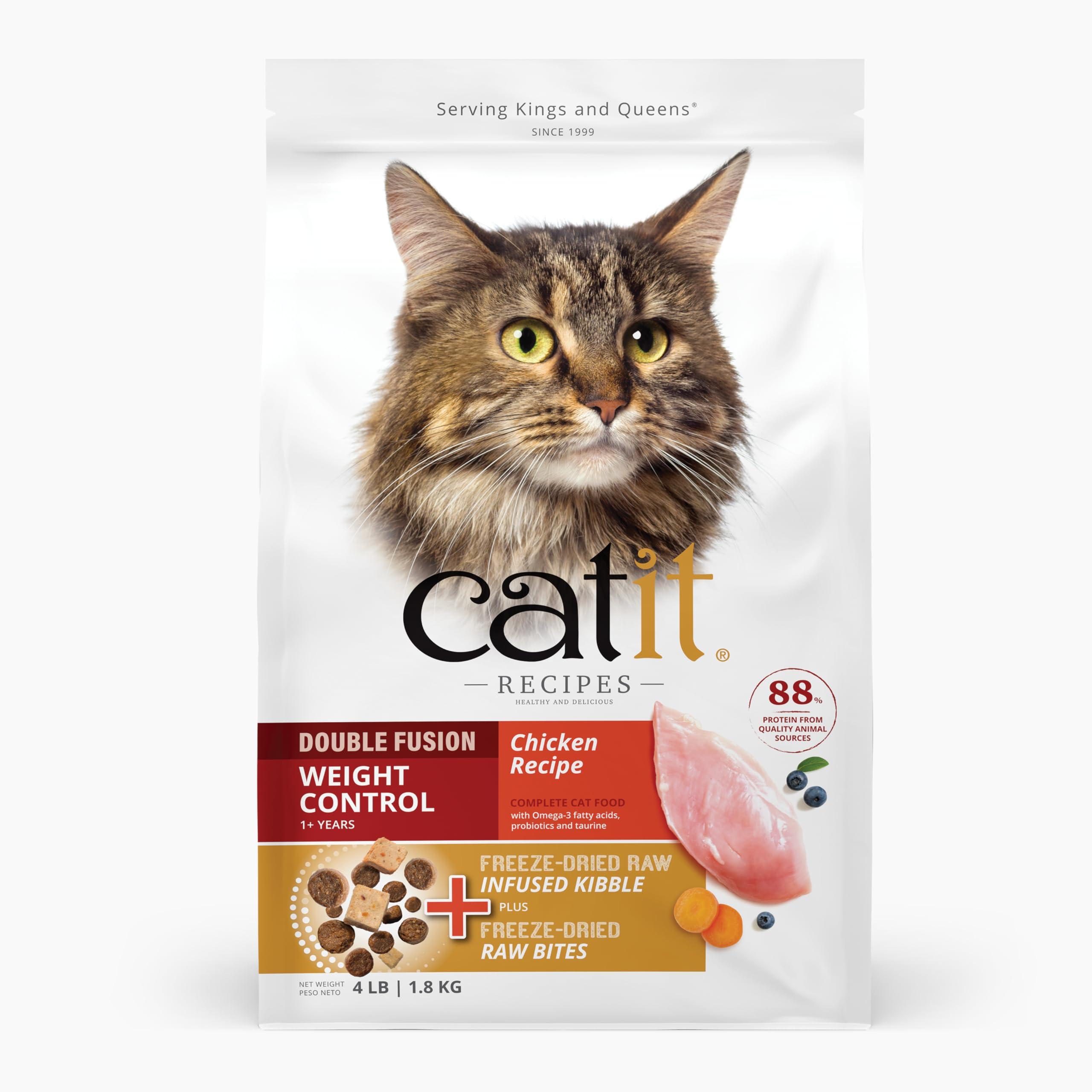 Catit Recipes Double Infusion Chicken Weight Control Dry Cat Food