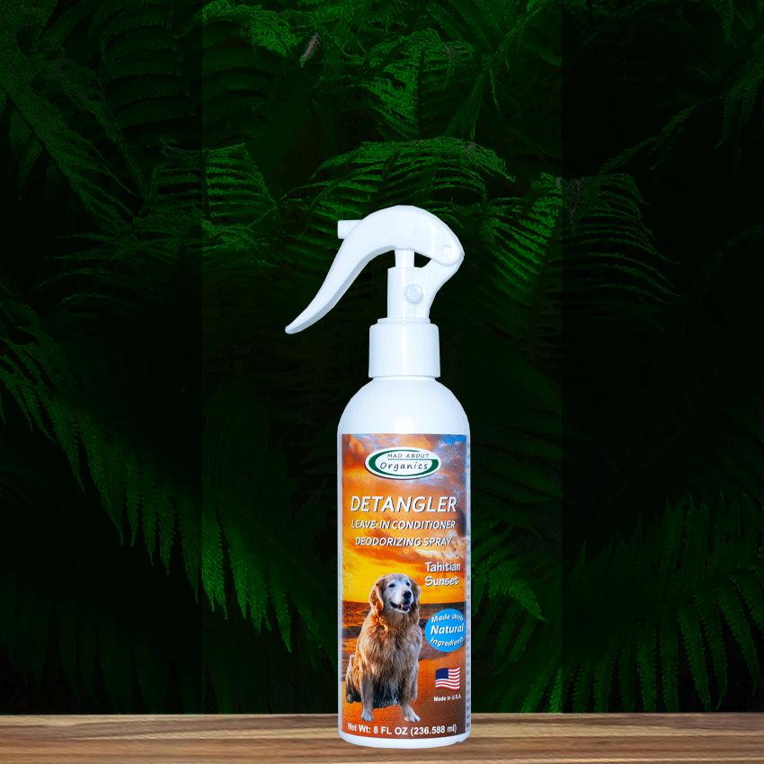 Mad About Organics Tahitian Sunset Detangler Spray for Dogs, 8-oz