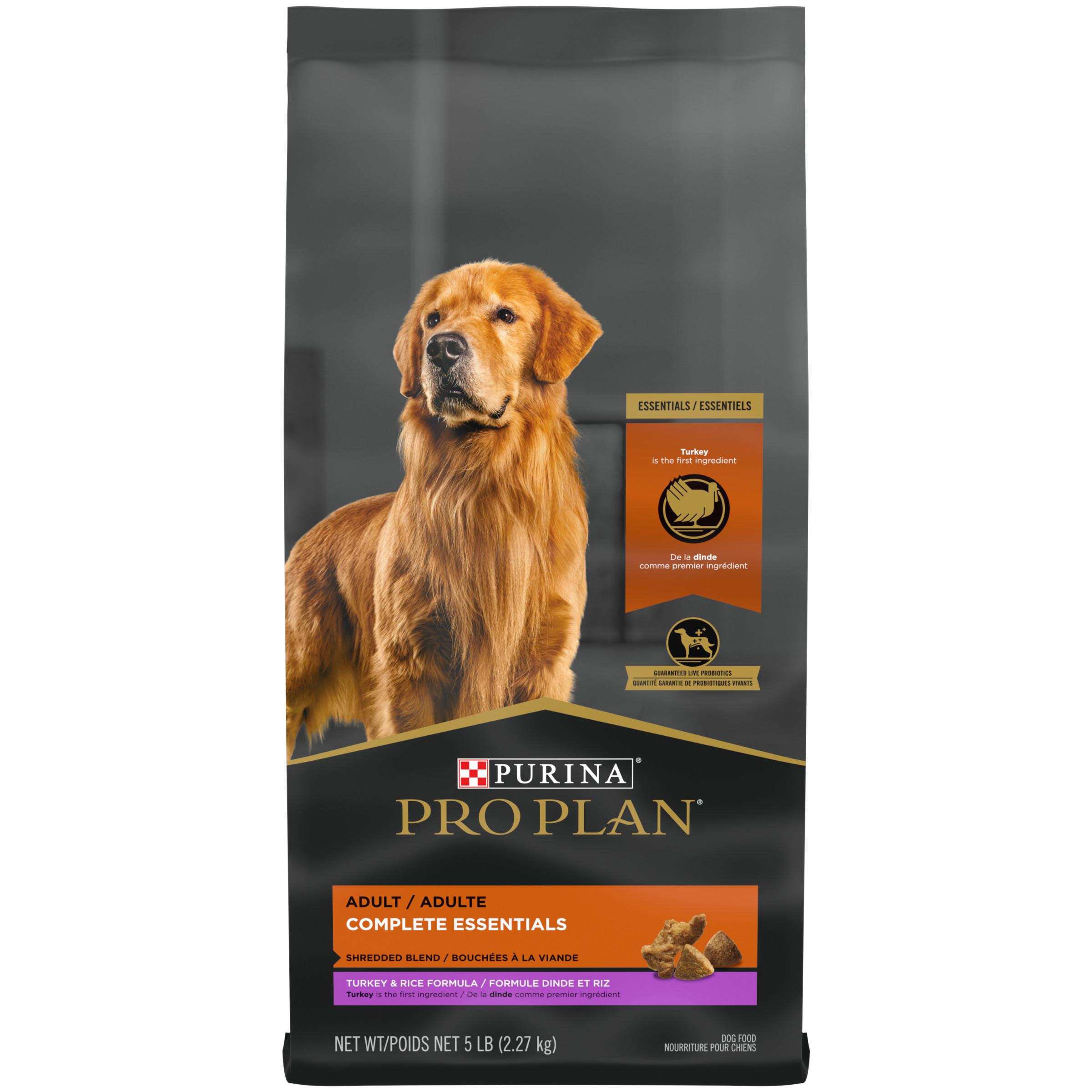 Purina Pro Plan Complete Essentials Shredded Blend Turkey & Rice Adult Dry Dog Food