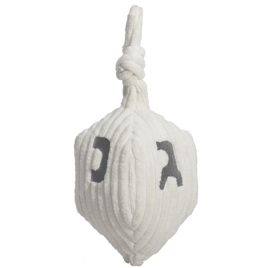 HuggleHounds Hanukkah Plush Dreidel Dog Toy, Small