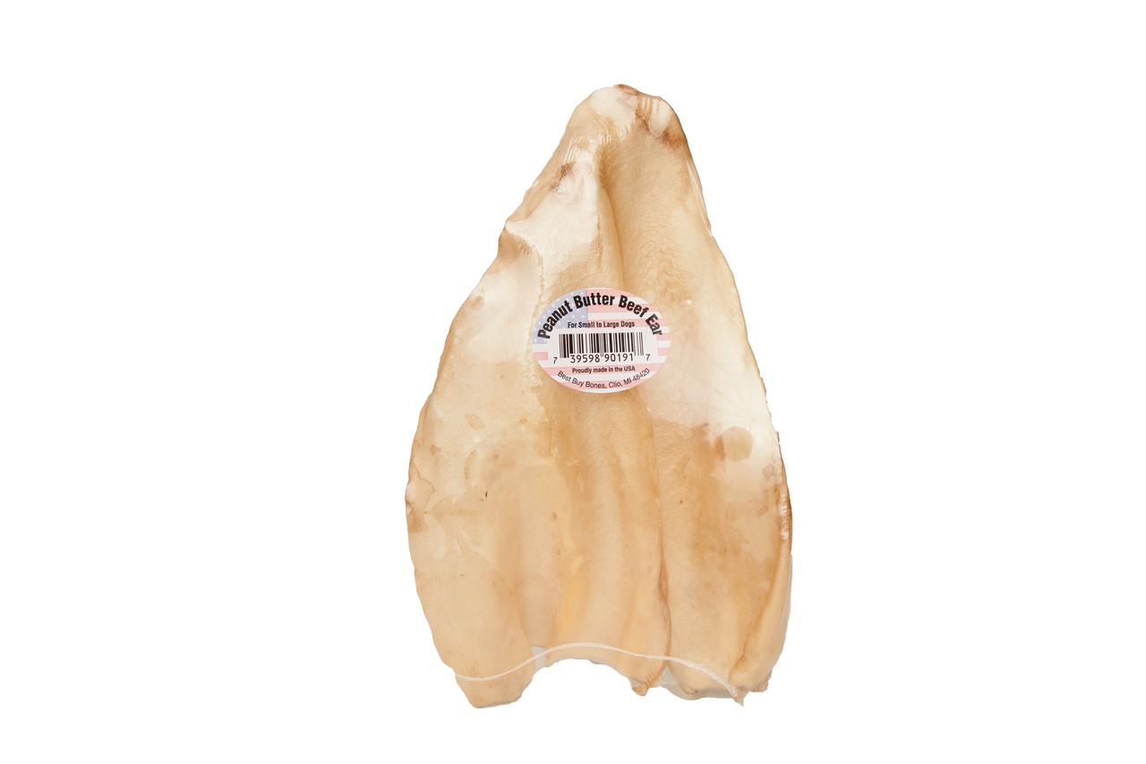 Nature's Own USA Cow Ear Peanut Butter Flavored Dog Treats