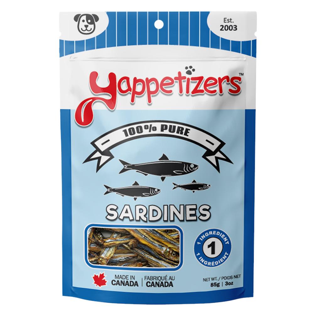 Yappetizers Sardine Dehydrated Dog Treats (CA)