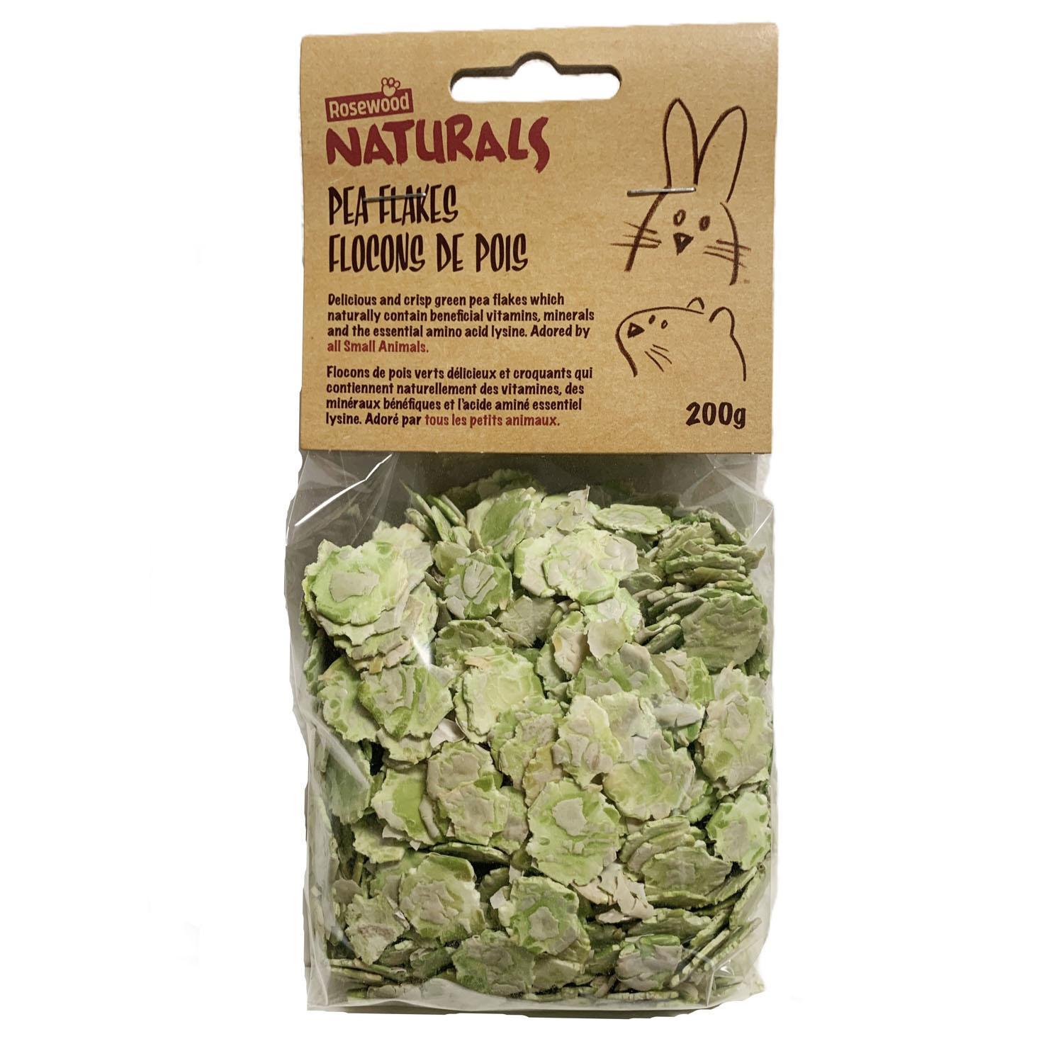 Rosewood Naturals Pea Flakes Small Animal Treats