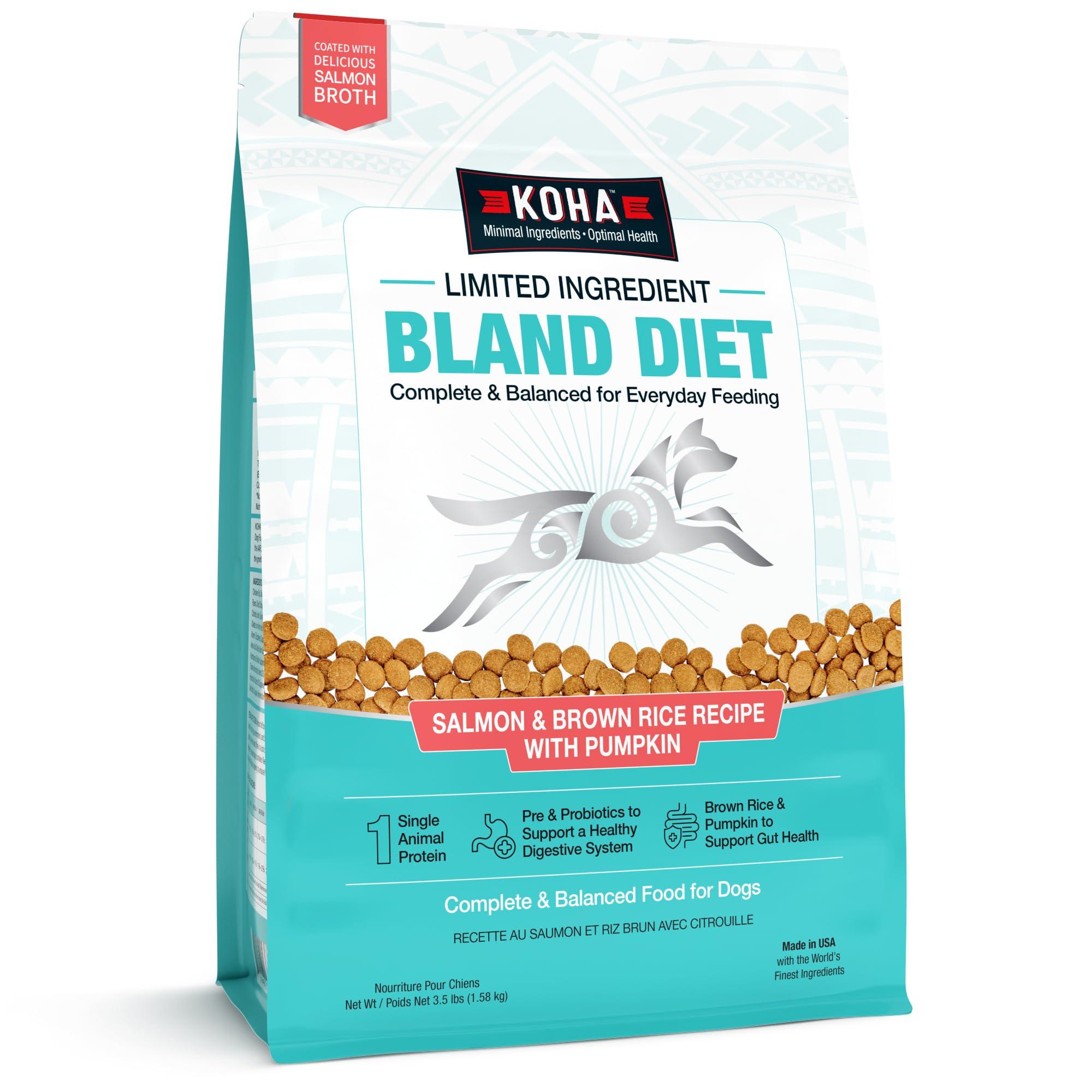 KOHA Limited Ingredient Bland Diet Salmon & Brown Rice Dry Dog Food