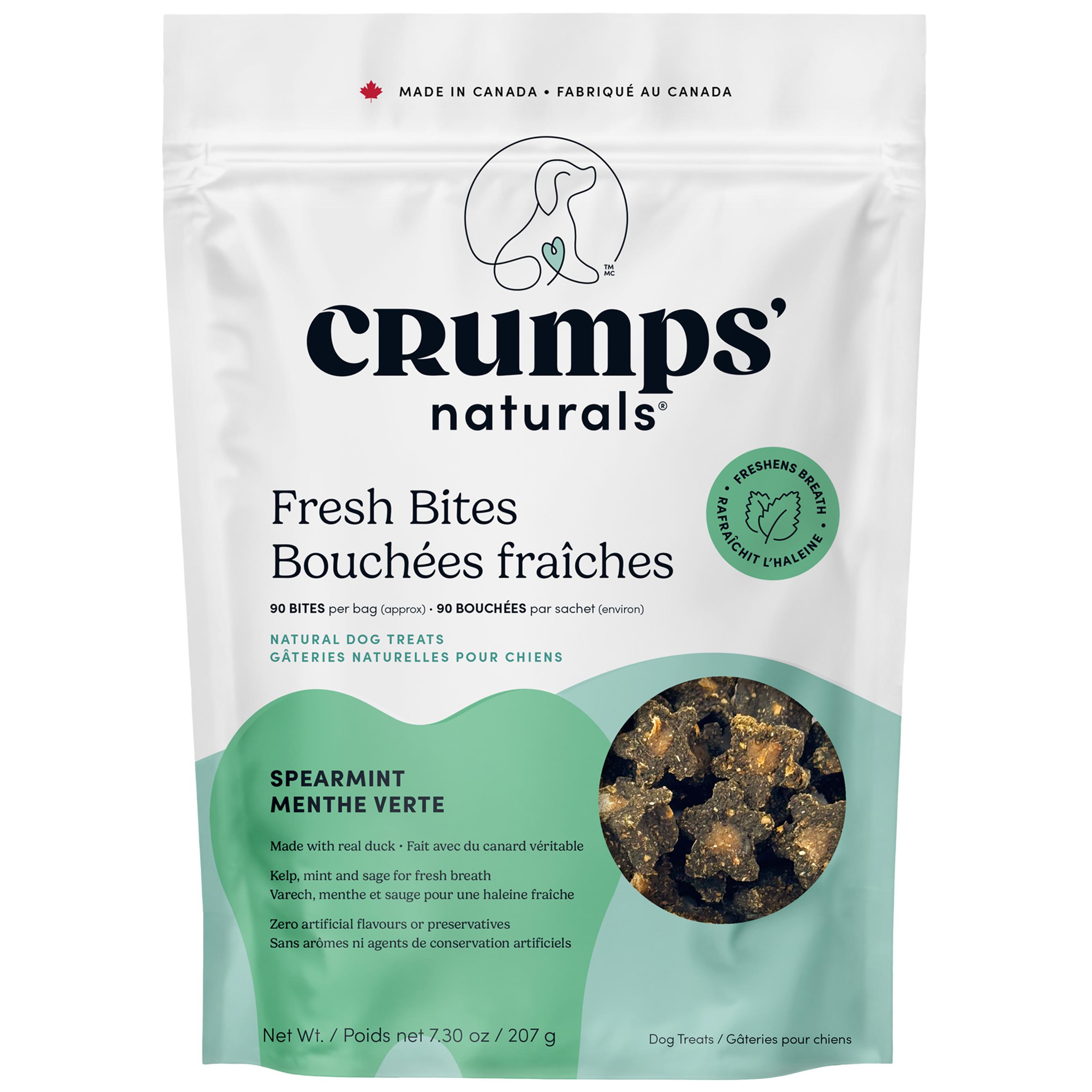 Crumps' Naturals Fresh Bites Spearmint Dog Treats