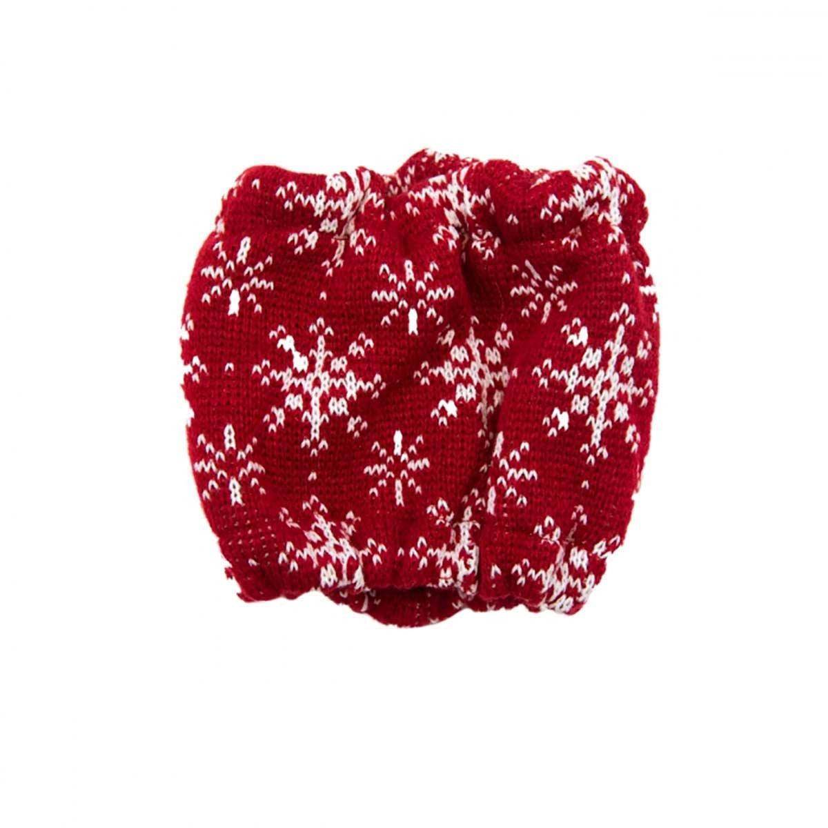 Outward Hound Holiday Dog Scarf, Red