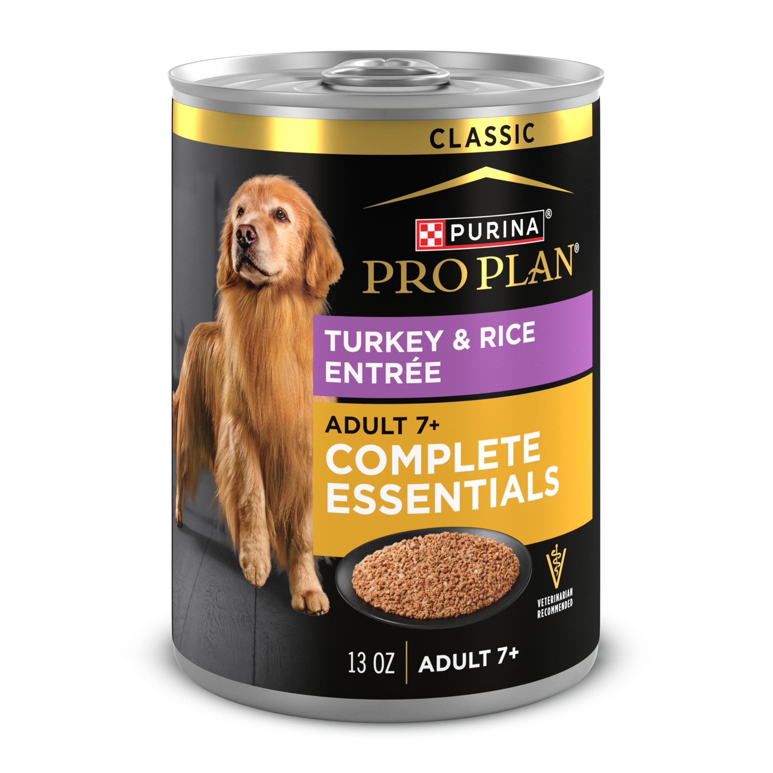 Purina Pro Plan Complete Essentials Turkey & Rice Entree Adult 7+ Wet Dog Food Can