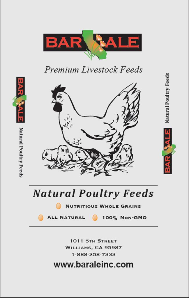 Bar ALE 8-Way Premium Scratch with Flax Non-GMO Poultry Feed