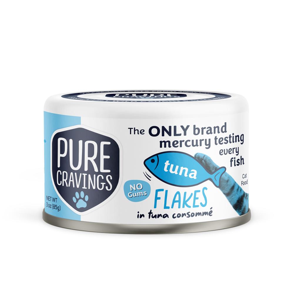 Pure Cravings Tuna in Tuna Consomme Flakes Wet Cat Food Can