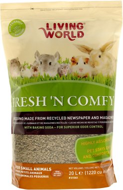 Living World Fresh 'N Comfy Small Animal Bedding, Tan, 20-L