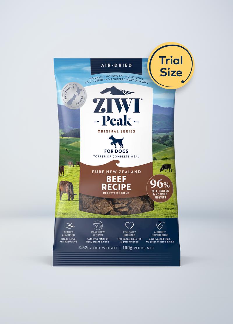 ZIWI Peak Beef Recipe Air-Dried Dog Food, 3.5-oz|100-gram