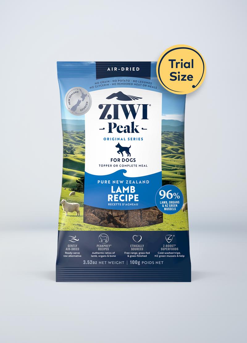 ZIWI Peak Lamb Recipe Air-Dried Dog Food, 3.5-oz|100-gram