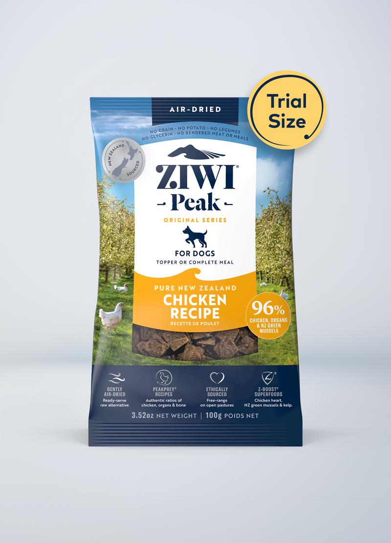 ZIWI Peak Chicken Recipe Air-Dried Dog Food, 3.5-oz|100-gram
