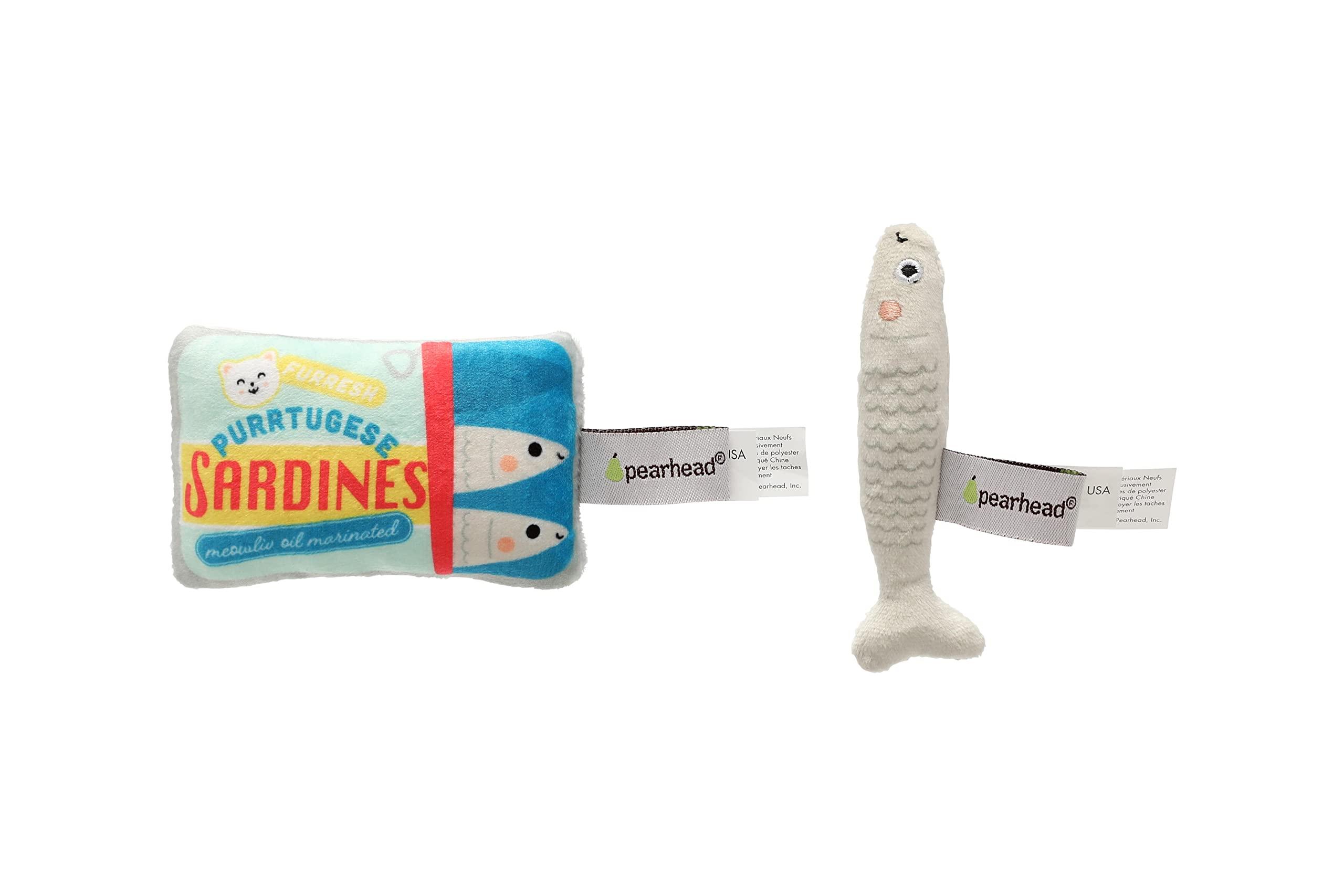 Pearhead Sofishticated Sardines Cat Toy Set, 2-pk