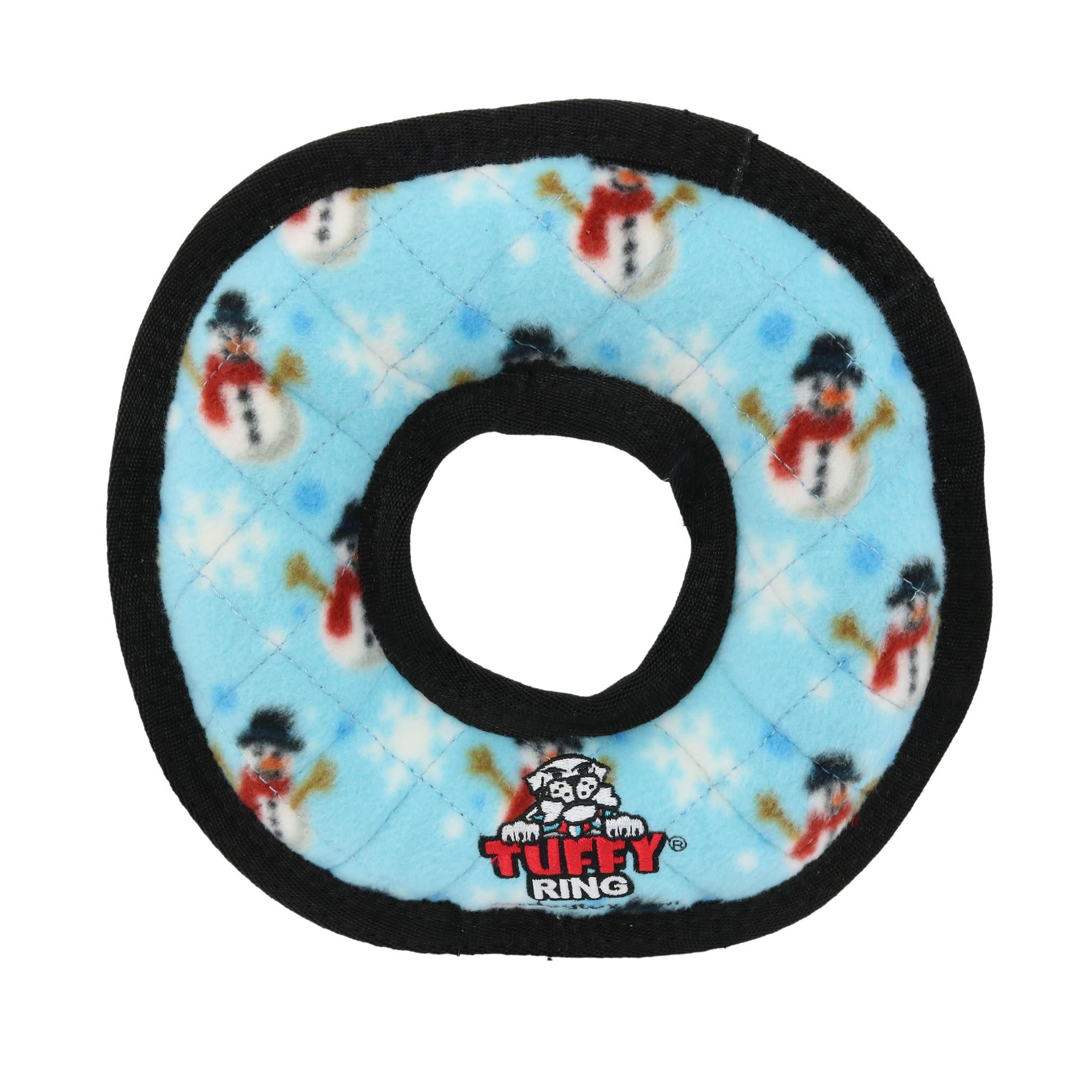 Tuffy Snowmen Ring Dog Toy, Junior