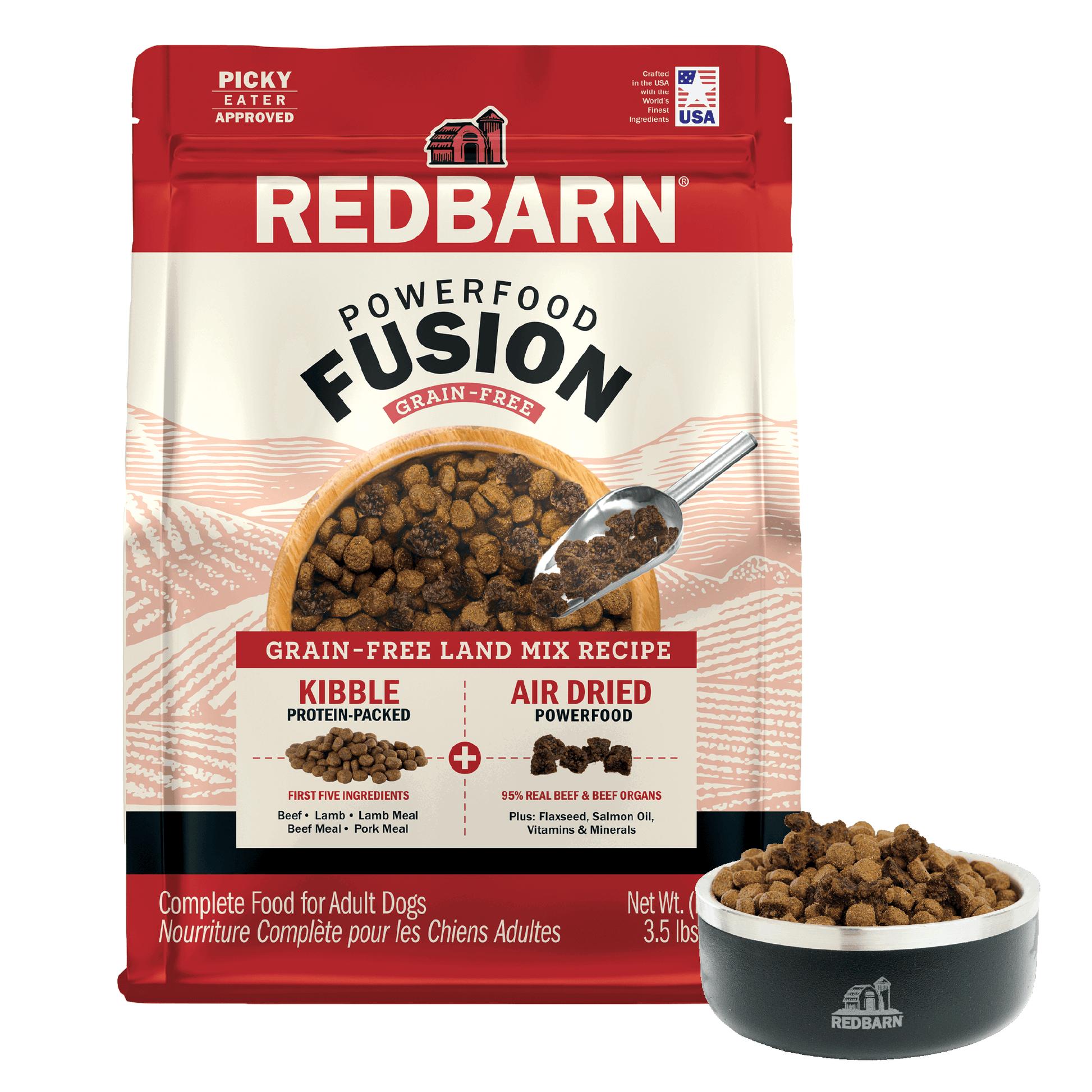 Redbarn Powerfood Fusion Land Mix Recipe Grain-Free Dry Dog Food