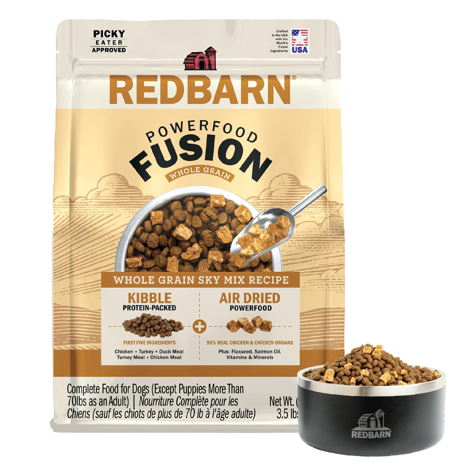 Redbarn Powerfood Fusion Sky Mix Recipe Whole Grain Dry Dog Food, 3.5-lb