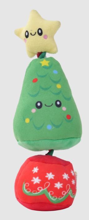 Original Territory Jointed Tree Plush Dog Toy, 12-in