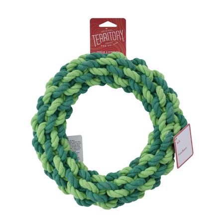 Original Territory Wreath Rope Dog Toy, 8-in
