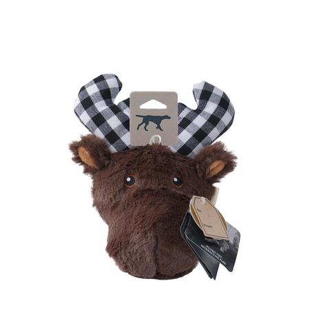 Tall Tails Holiday Moose Head 2-in-1 Plush Dog Toy