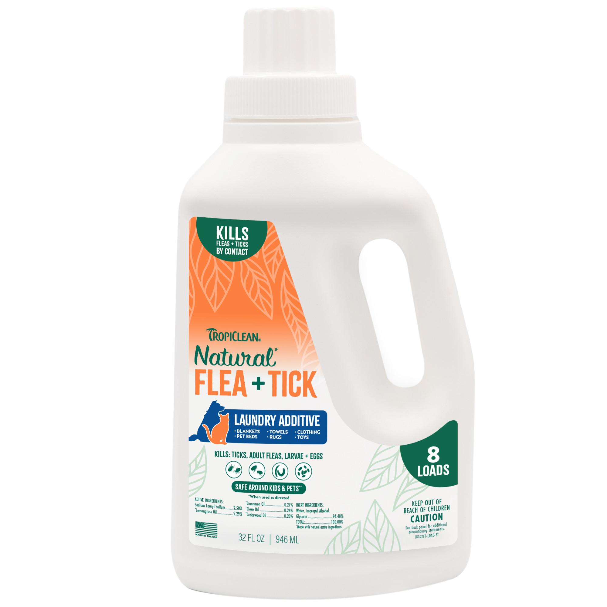 TropiClean Natural Flea + Tick Laundry Additive, 32-oz