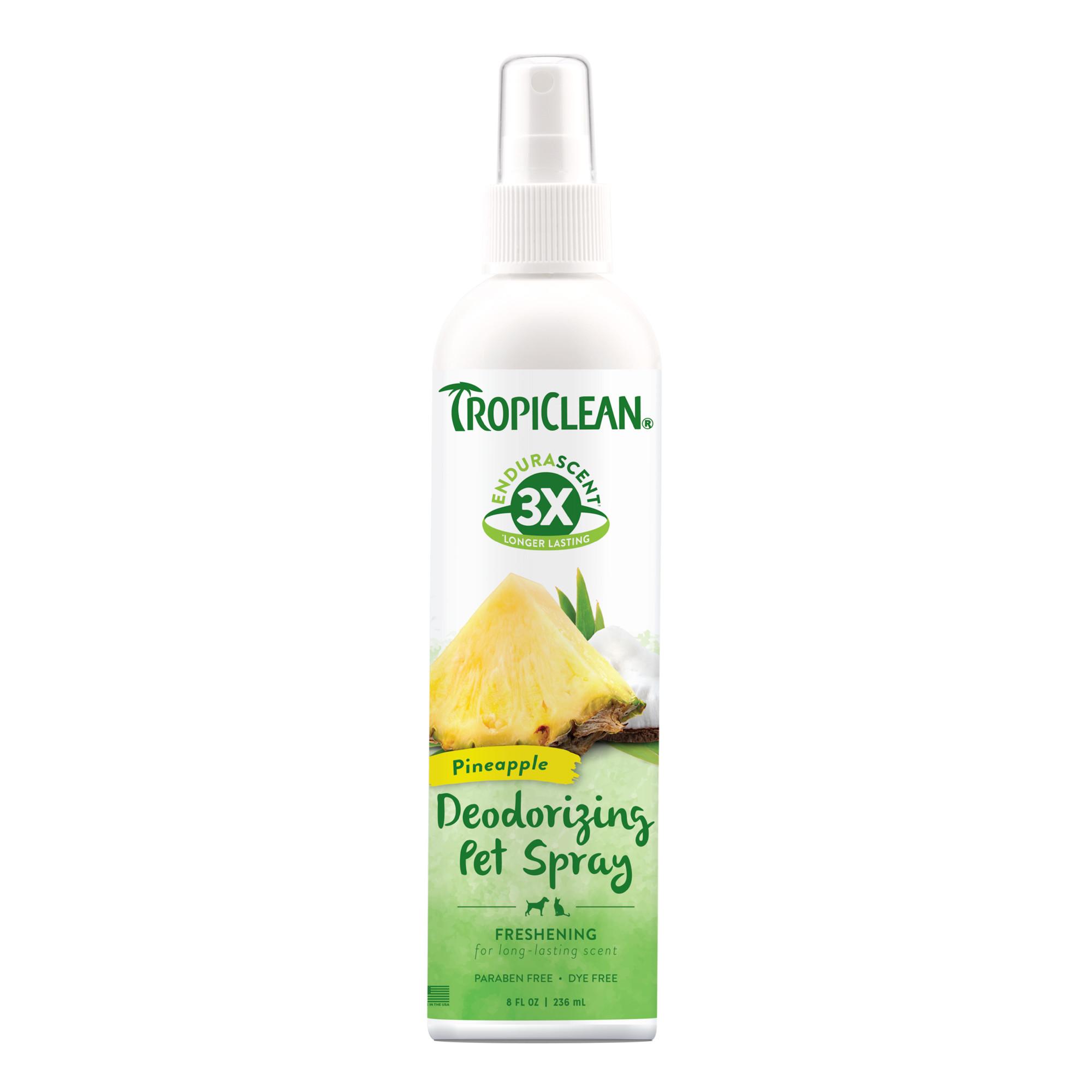 TropiClean EnduraScent Pineapple Deodorizing Pet Spray