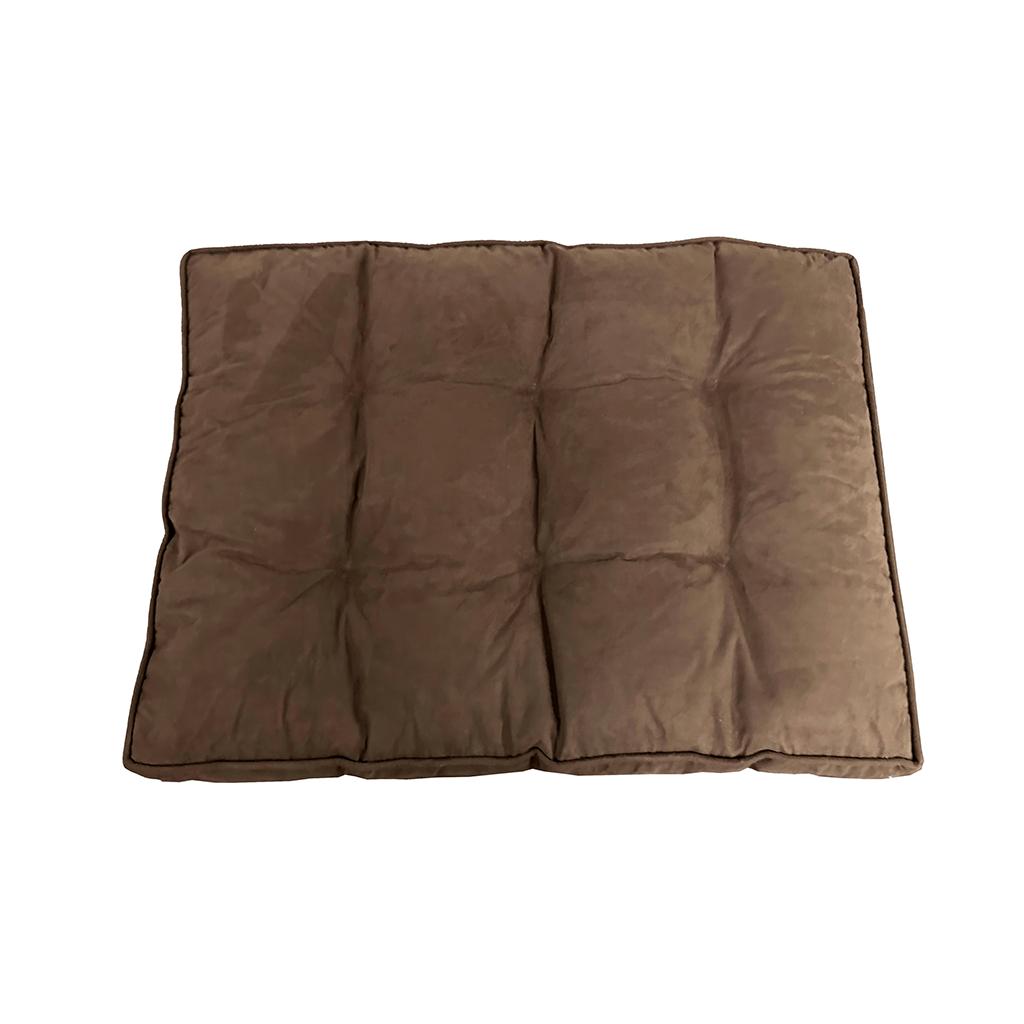 Ethical Spot Sleep Zone Faux Suede Pillow Dog Bed, Chocolate
