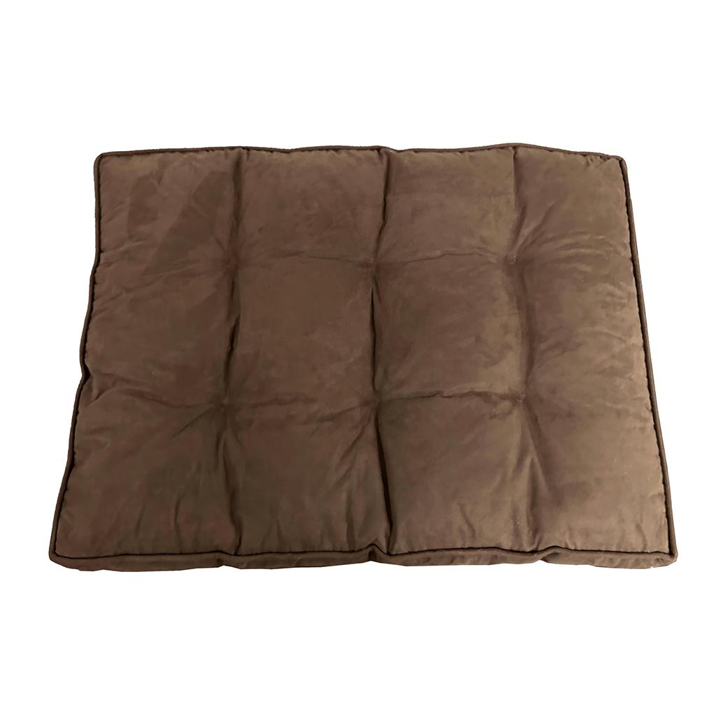 Ethical Spot Sleep Zone Faux Suede Pillow Dog Bed, Chocolate, 38-in
